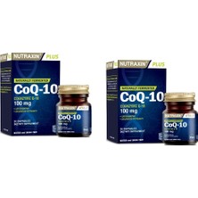 Nutraxin Coq-10 100 Mg 30 Kapsül x 2 Yetişkinler İçin