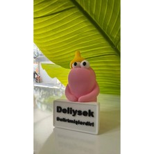 3Dikili Design Komik Mesajlı Minideli Figür Masa Süsü – Sevgiliye ve Arkadaşa Eğlenceli Hediye