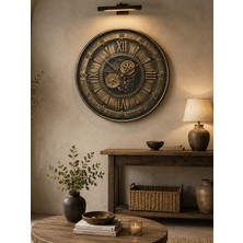 Glazze Roma Eskıtme 60 cm Çarklı Duvar Saati
