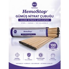Hemostop Silver Nitrate Applicator 100'LÜ Kutu – Profesyonel Gümüş Nitrat Çubuğu