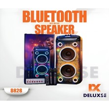 Deluxse Taşına Bilir Büyük Bluetoot Hoparlör