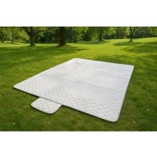 Be Actıve Piknik Örtüsü Kamp Tipi Su Gecirmez -Gri Renk 100*150 cm Kamp Malzemeleri