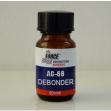 Ems Force AC-68 Debonder Yapıştırıcı Çözücü Şeffaf 20 ml Yavaş Buharlaşan Sıvı