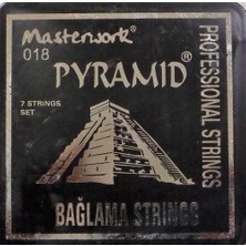 Pyramid 0.18 Kaliteli Saz Teli Kısa Sap 10 Takım Set Müzik Ekipmanları
