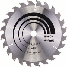 Bosch Optiline Wood 184 x 16 Mm 24 Diş 2608640817