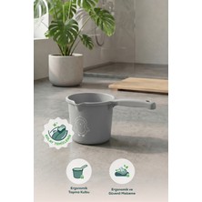 Wumboo Bebek Banyo Maşrapası - 1,5 Litre Bebek Yıkama Maşrapası-Gri