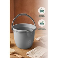 Wumboo Bebek Banyo Kovası - Çok Amaçlı Bebek Banyo Kovası 13 Lt - Gri