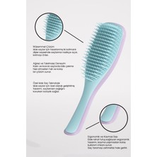 CeyKay Yeni Nesil Islak Saç Açıcı Tarak Magic Hair Brush Lila & Su Yeşili