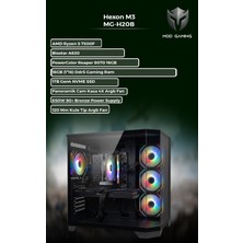 Mod Gaming Mod Gamıng Hexon MG-H20B Amd Ryzen 5 7500F | RX9070 16GB | 16GB Ram | 1 Tb SSD Oyuncu Oem Paket