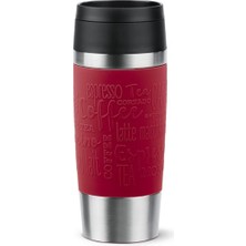 Tefal Kırmızı Travel Mug Termos 0.36 L Uzun Süre Sıcak/Soğuk Kullanım ve Sızdırmaz Kapak