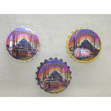 Dodes Istanbul Temalı Gazoz Kapağı Magnet - Model 4