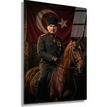 Sevgili Cam Mareşal – Mustafa Kemal Atatürk – Cam Tablo