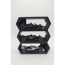 Flipped Hot Wheels Diorama 3 'lü Siyah Hobi Raf