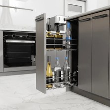 Huzur 245X470X470 Smart Çift Açılım Deterjanlık Sol M:300