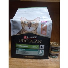 Purina Pro Plan Kısırlaştırılmış Yetişkin Kedi Kuru Mama Somonlu 1.5 Kg+2 ADET PRO PLAN SOMON&TON BALIKLI KISIRLAŞTIRILMIŞ KONSERVE YAŞ MAMA 85 GRAM