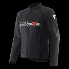 Dainese Daınese Ceket/herosphere Aır Tex Jacket Black Whıte Strıpes/red