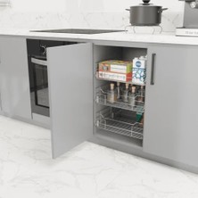 Huzur 450X500X130 Smart Çift Açılım Tandem Raylı Çekmece M:500