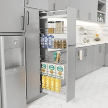 Huzur 105X470X470 Teleskopik Frenli Raylı Şişelik M:150