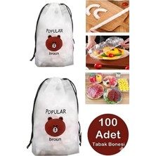 Segy Home Akıllı Tabak Bonesi Paket - Ayıcık Keseli Pratik Gıda Koruyucu Streç Bone Seti -Gıda Koruma Kapak, Tazelik Koruyucu Çok Amaçlı Saklama Örtüsü