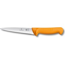Victorinox Swibo Doğrama Bıçağı Eğik Kenar 15 cm Sarı