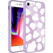 HTstore iPhone Uyumlu 8 Kılıf Kamera Korumalı Desenli Sert Silikon Zore Epoksi Kapak