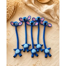 Talin Handmade El Yapımı Amigurumi Mavi Figürlü Çanta ve Araba Süsü