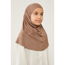 Lavender Pratik Çocuk Eşarp Karamel CPX0304