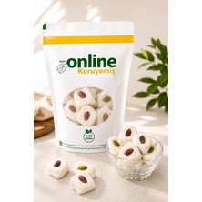 Nizip Online Kuruyemiş Lokum Antep Fıstıklı Beyaz - 500 gr