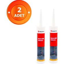 Würth Duşakabin Silikonu Şeffaf 310ML 2li Eko Paket