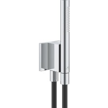 Grohe Rainshower Aqua Manyetik Duvar Askılı El Duşu Seti 2 Akışlı Krom+Siyah – 105006KI00