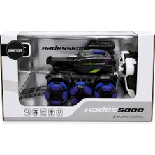 Gepettoys Uzaktan Kumandalı Çift Kontrollü 6 Teker Su Topu Atan Akrobat Tank 4D-Y13
