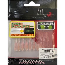 Daiwa Gekkabijin Bibibeam 1.5inch 4cm Lrf Silikon Yem 10 Adet Sakura Dot Glow