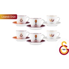 Karaca x Galatasaray Lisanslı 6 Kişilik Kahve Fincan Takımı 80 ml