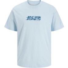 Jack & Jones Erkek Gögüs Logo Baskili Tisört - Fusion
