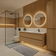 Derya Home Luna Tavşan Postu Görünümlü Ultra Yumuşak 2’li Banyo Seti
