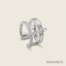 Mianach Çok Katmanlı Taş Detaylı Earcuff