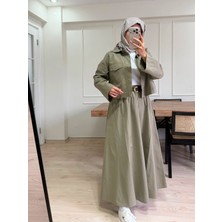 Butik Duyawear Haki Etekli Takım