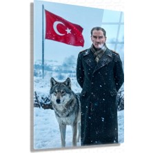 Sevgili Cam Ya Istiklal Ya Ölüm – Mustafa Kemal Atatürk – Cam Tablo
