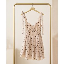 Gzu Collection Puantiyeli Elbise