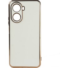 HTstore Huawei Uyumlu Nova 10 Se Kılıf Zore Bark Kapak-Beyaz