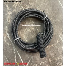 Dmr 9mm Kalın Çelik Lavabo Wc Açıcı Tel Banyo Borusu Gider Açma Teli 5mt Wc Paftası