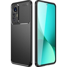 HTstore Xiaomi Uyumlu  Mi 12 Lite Kılıf Zore Negro Silikon Kapak-Siyah