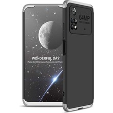 HTstore Xiaomi Uyumlu  Poco M4 Pro 4g Kılıf Zore Ays Kapak-Siyah-Gri