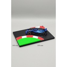 Flipped Diorama Yarış Pisti F1 Hobi Yarış Aracı Pist Modeli Hot Wheels 1:64 Model Için