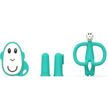 Matchstick Monkey "ılk Dislerim" Silikon Diş Kaşıyıcı Baslangic Seti / Monkey