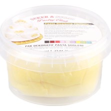 Şeker & Sugar Sarı Şeker Hamuru 200 gr Pasta Süsleme İçin Uygun Fiyatlı Dekoratif Malzeme