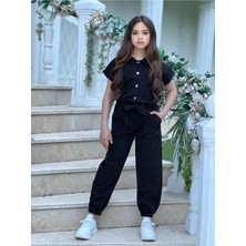 Uslu Kids Kız Çocuk Gömlek Pantolon 2 Li Takım