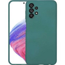 HTstore Galaxy Uyumlu A23 Kılıf Zore Mara Lansman Kapak-Koyu Yeşil