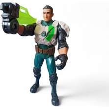 Hureggo Vintage Max Steel Dual Strike Forge Ferrus Aksiyon Figür Oyuncak (16.5 cm / 6 Inç)