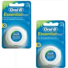 Oral-B Essential Floss Koruyucu Diş İpi 50 m X 2 Adet Temizleme Etkisiyle